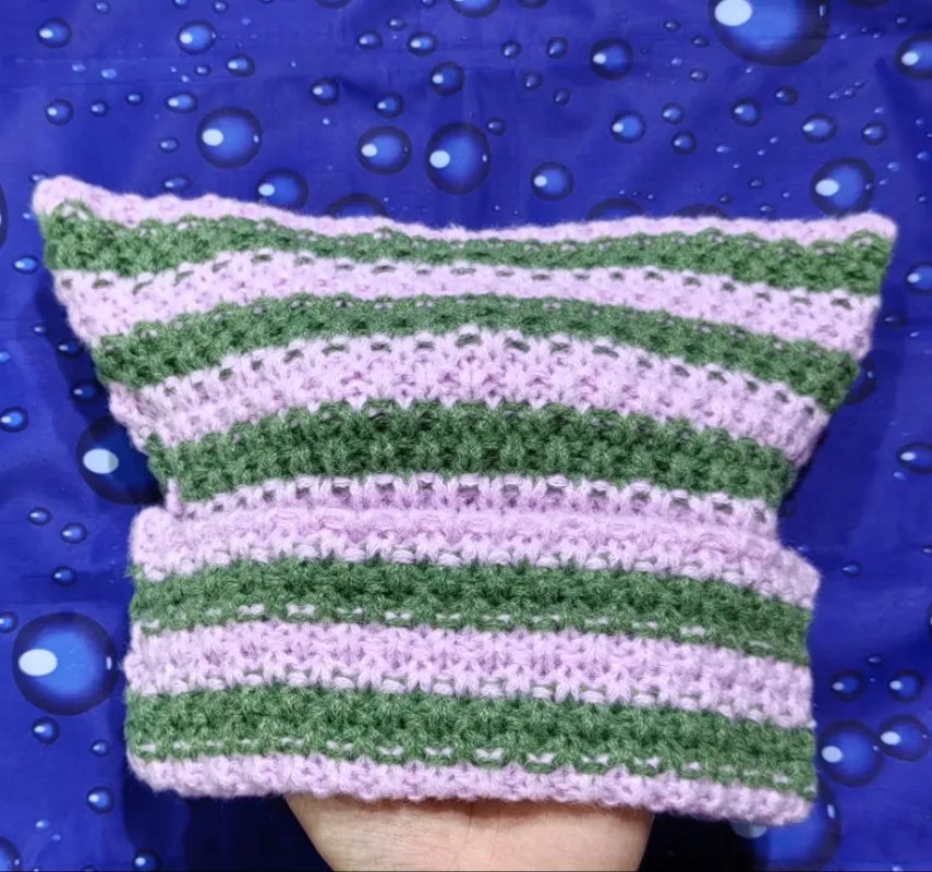 Gorro japonés para mujer, gorro de lana tejido a rayas del pequeño | Accesorios de moda · Omeda.es - Imagen 22