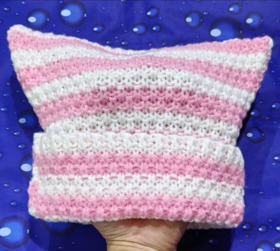 Gorro japonés para mujer, gorro de lana tejido a rayas del pequeño | Accesorios de moda · Omeda.es - Imagen 23