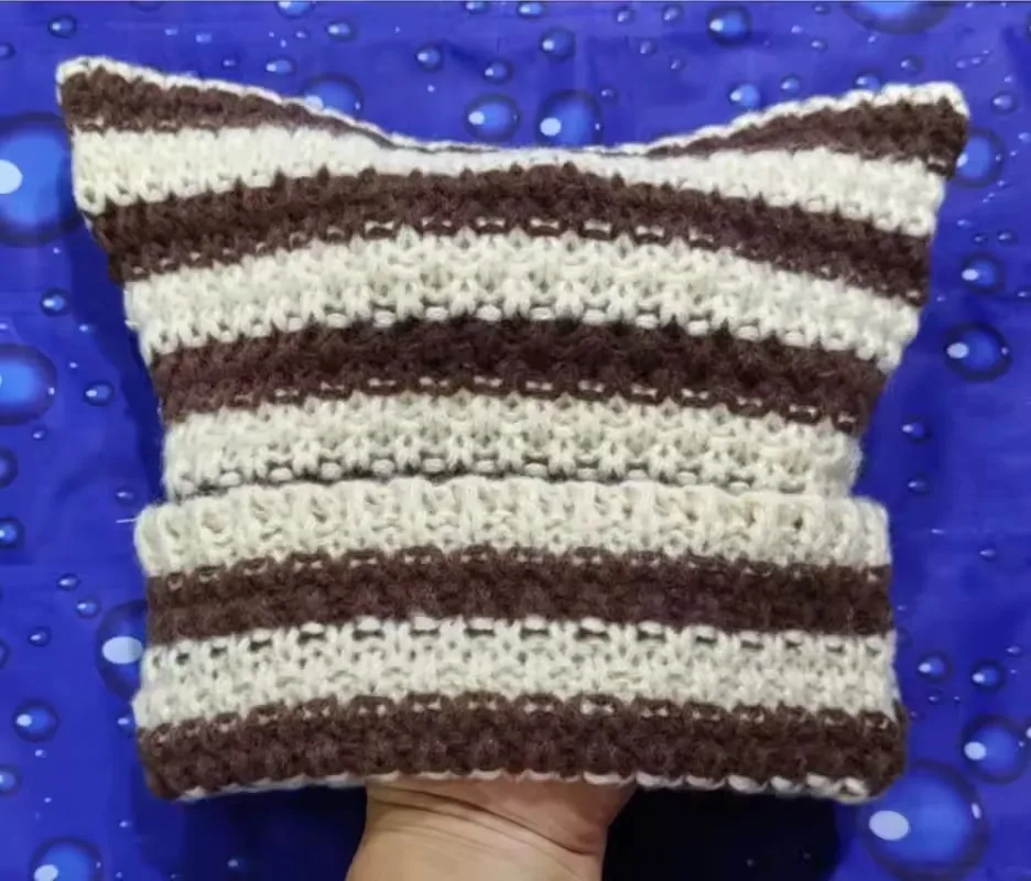 Gorro japonés para mujer, gorro de lana tejido a rayas del pequeño | Accesorios de moda · Omeda.es - Imagen 28