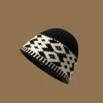 Gorro de lana tejido para mujer, gorro de lana Retro mezclado para | Accesorios de moda · Omeda.es