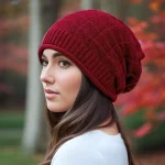 Gorro para mujer, gorro holgado grueso a la moda con calentadores de | Accesorios de moda · Omeda.es