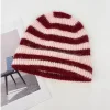Gorro para mujer Ins gorro de lana tejido a rayas Otoño Invierno | Accesorios de moda · Omeda.es