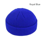 Gorro de punto, gorro unisex, gorro corto con puños de hip-hop a la | Accesorios de moda · Omeda.es