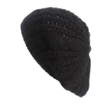 Gorro de punto de invierno para mujer, boina tejida torcida para | Accesorios de moda · Omeda.es