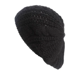 Gorro de punto de invierno para mujer, boina tejida torcida para | Accesorios de moda · Omeda.es