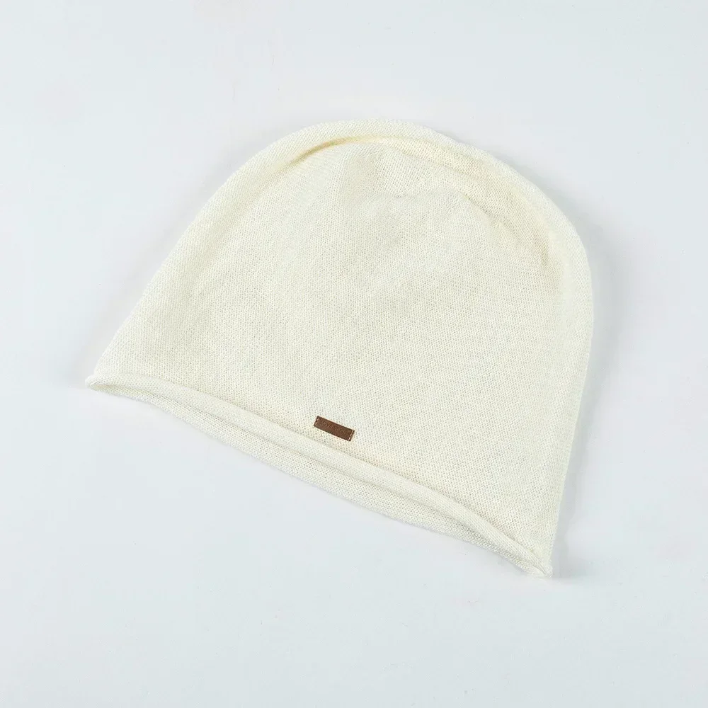 Gorro de punto para mujer, gorro de calavera de lino transpirable con | Accesorios de moda · Omeda.es