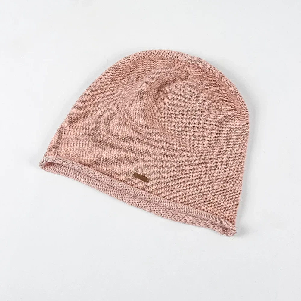 Gorro de punto para mujer, gorro de calavera de lino transpirable con | Accesorios de moda · Omeda.es - Imagen 23