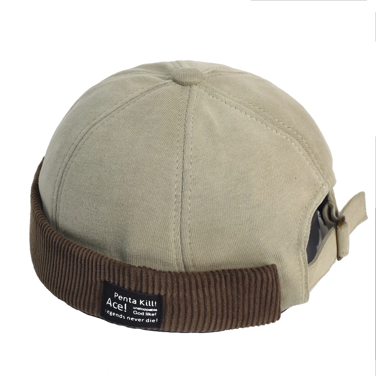 Gorro sin visera Docker, sombreros sin ala, cúpula de pana para | Accesorios de moda · Omeda.es - Imagen 4