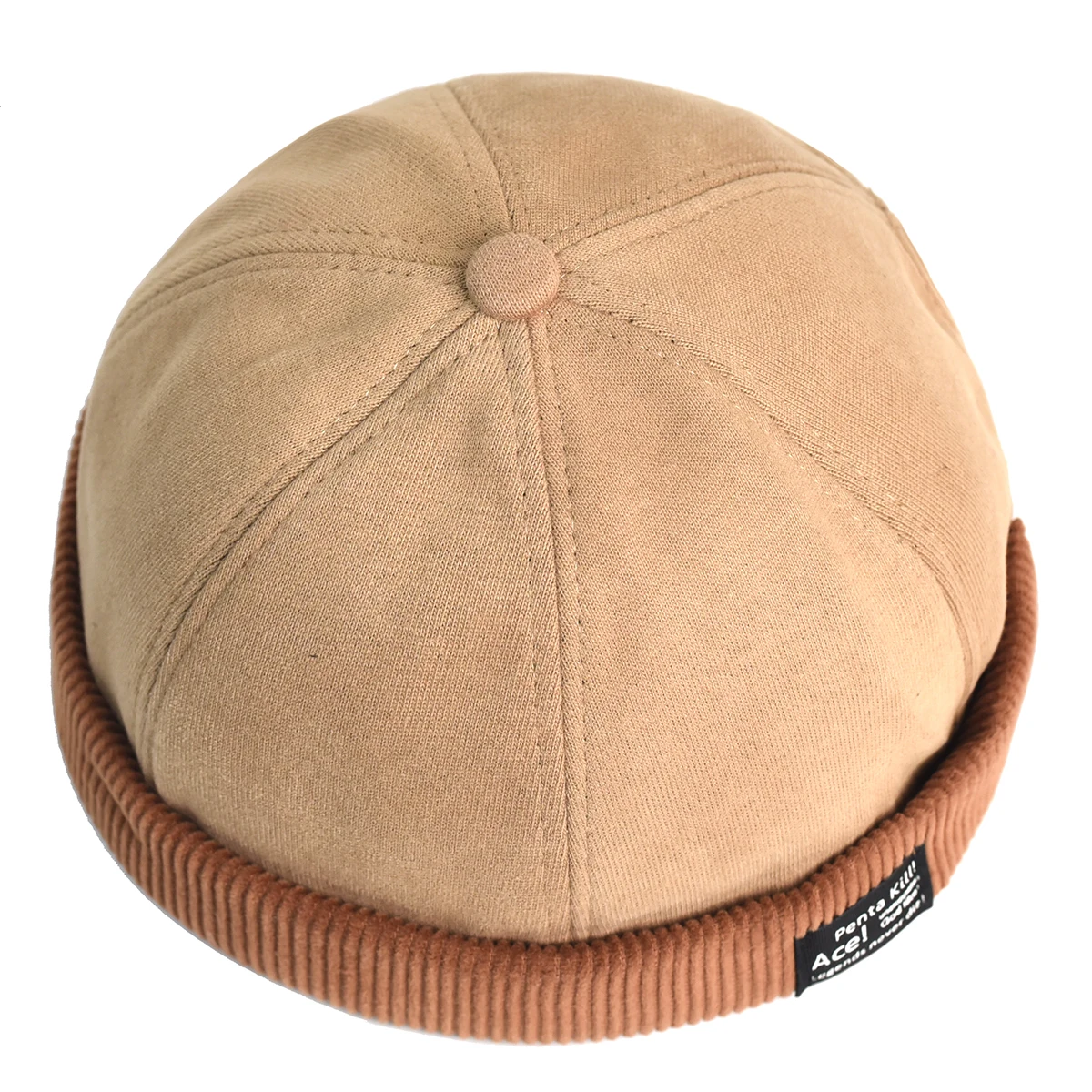 Gorro sin visera Docker, sombreros sin ala, cúpula de pana para | Accesorios de moda · Omeda.es - Imagen 7