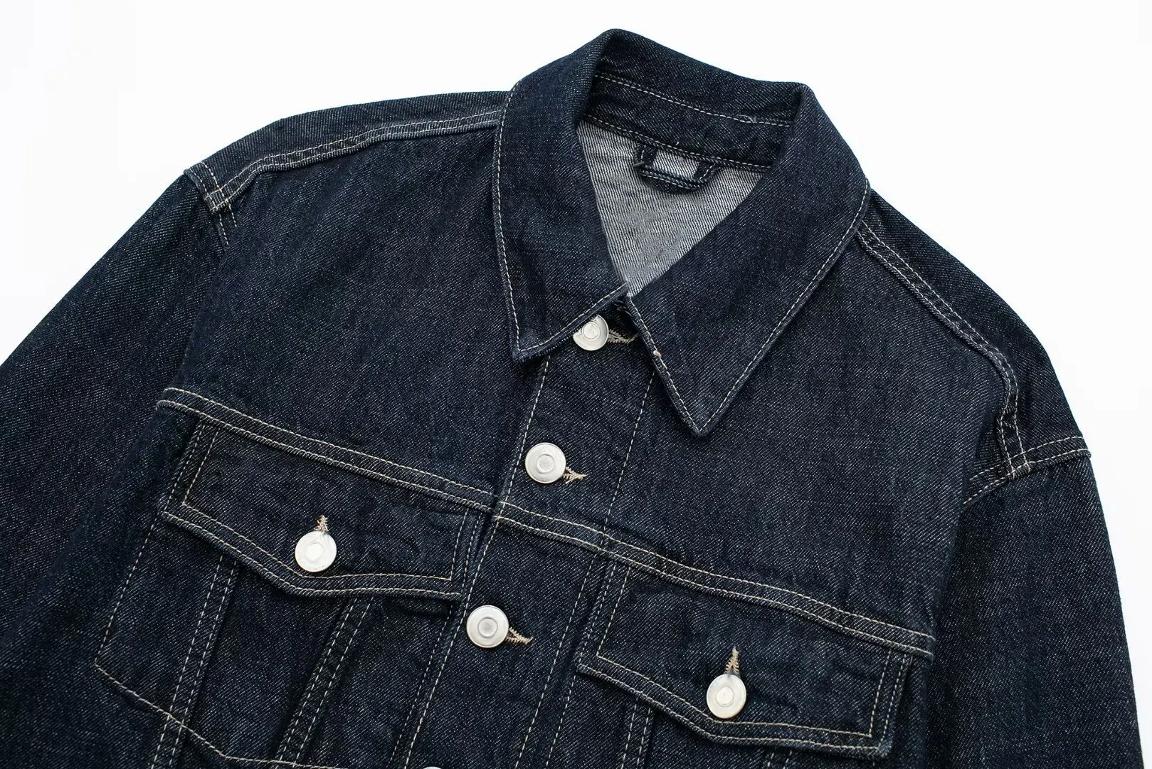 HH chaqueta vaquera para mujer, chaquetas Vintage de manga larga con | Ropa de mujer · Omeda.es - Imagen 5