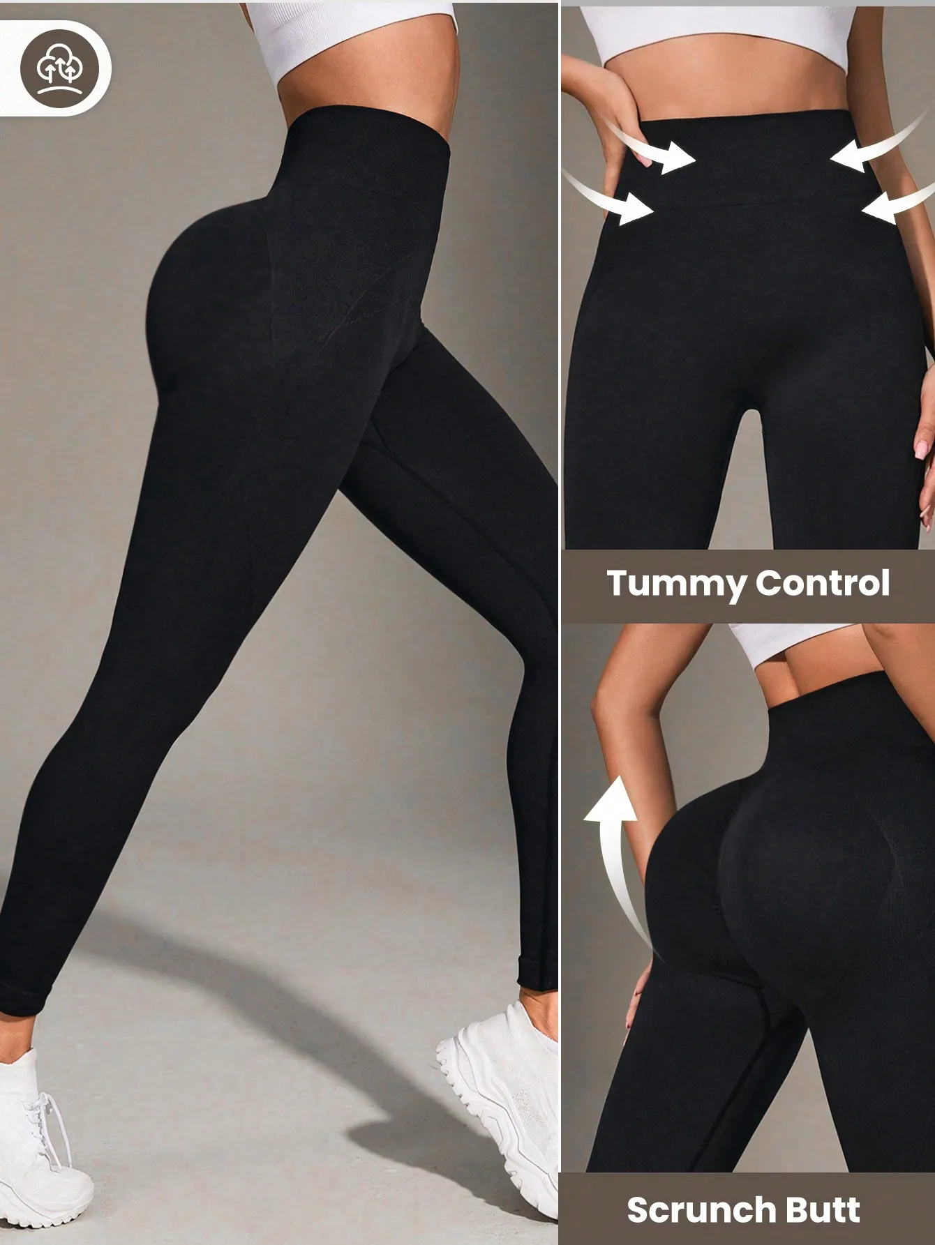 High Waisted Leggings for Women Tummy Control Yoga Pants for Workout | Ropa de mujer · Omeda.es - Imagen 5