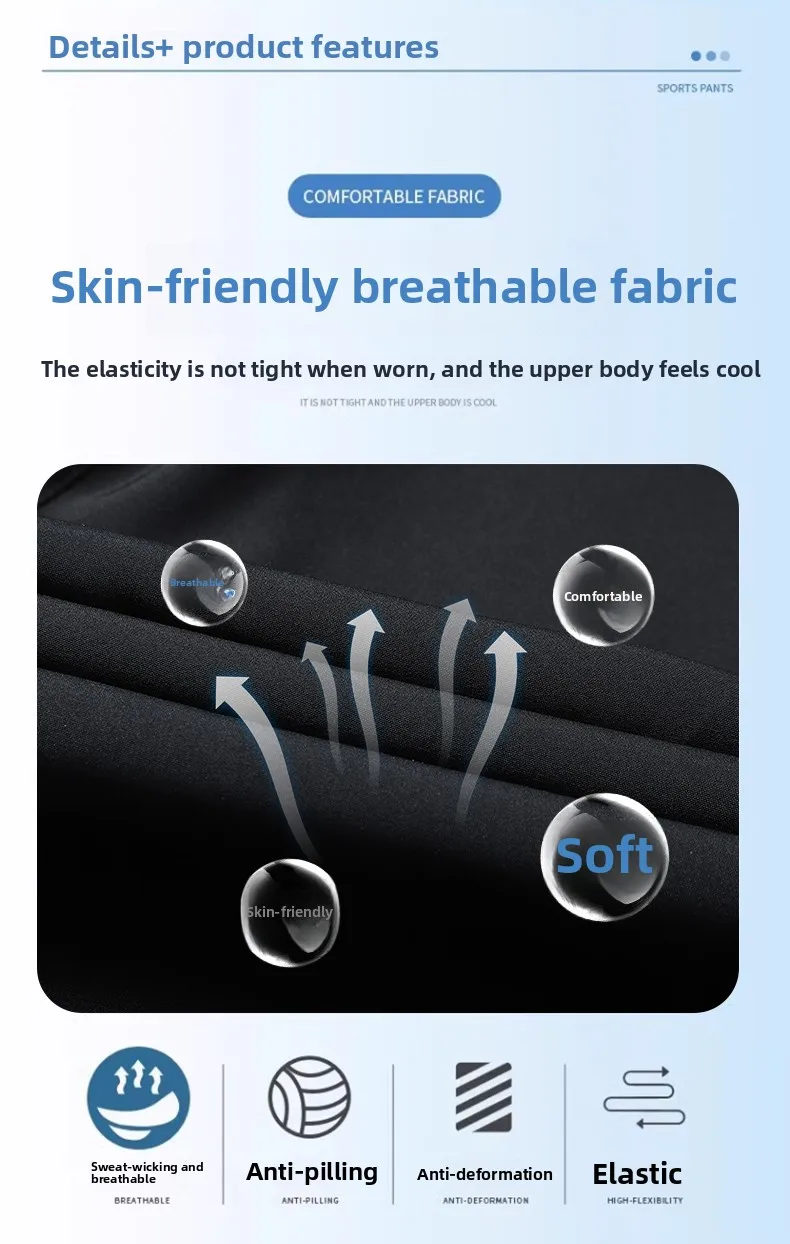 Joggers hombre transpirable pantalones deportivos de secado rápido | Ropa de hombre · Omeda.es - Imagen 3