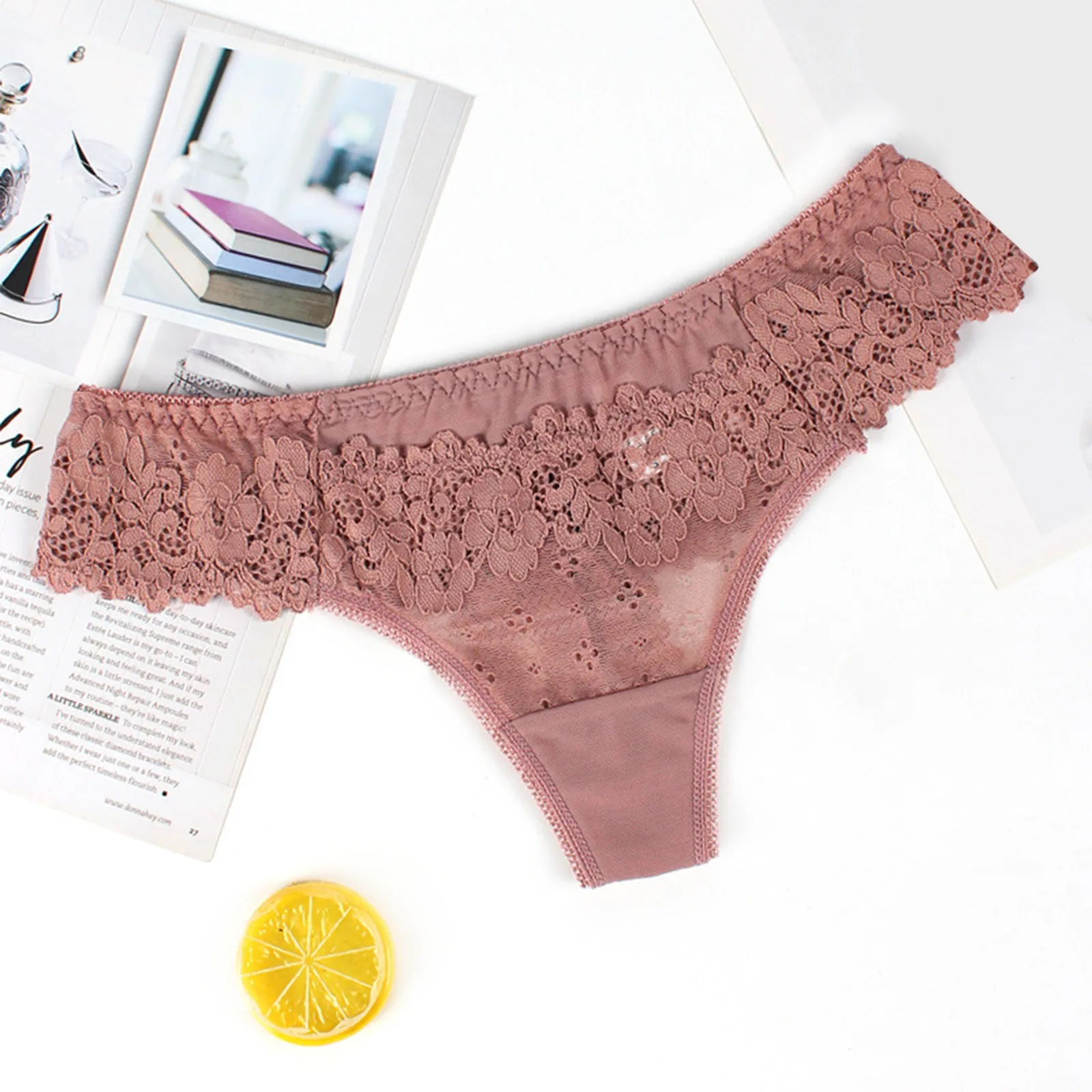 Lencería para mujer, Tanga baja de encaje, ropa interior Sexy, cómoda | Ropa de mujer · Omeda.es - Imagen 12