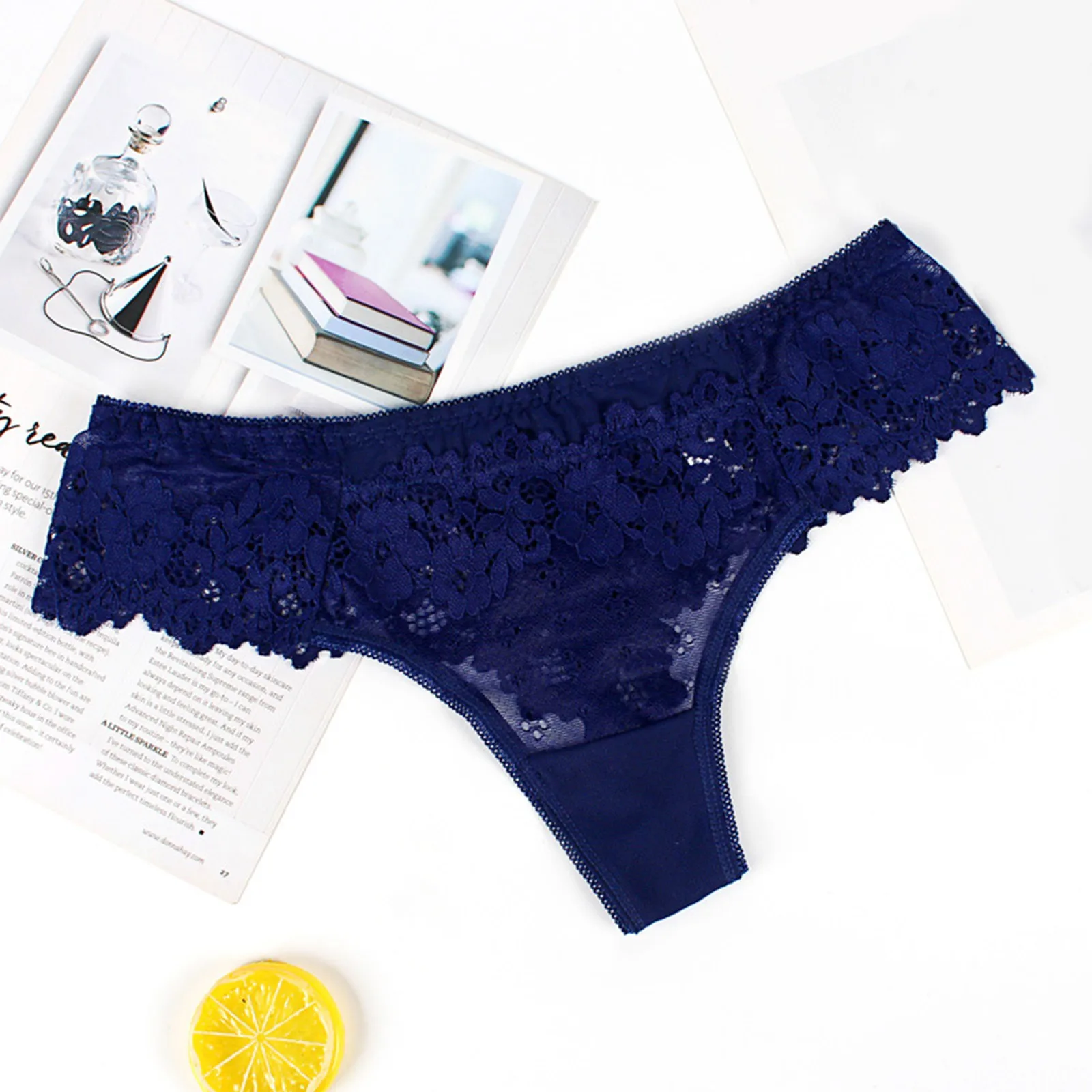 Lencería para mujer, Tanga baja de encaje, ropa interior Sexy, cómoda | Ropa de mujer · Omeda.es - Imagen 13