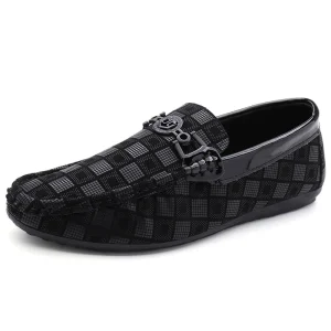 Loafers New Men's Casual Breathable Shoes Comfort Plaid Leather | Zapatos y calzado · Omeda.es