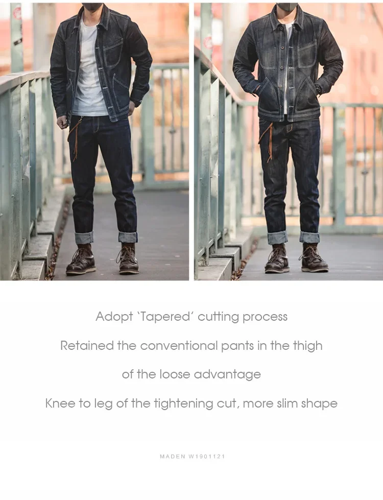 Maden Vintage Raw Denim Jeans para hombres 14,8 OZ Jeans Denim lavado | Ropa de hombre · Omeda.es - Imagen 13