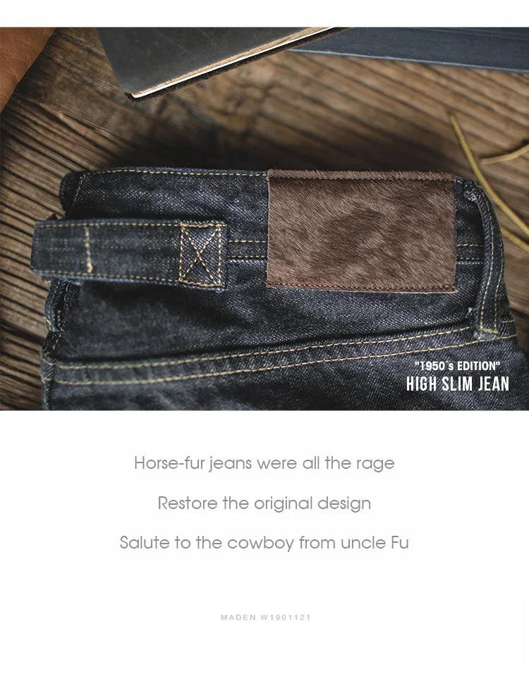 Maden Vintage Raw Denim Jeans para hombres 14,8 OZ Jeans Denim lavado | Ropa de hombre · Omeda.es - Imagen 16