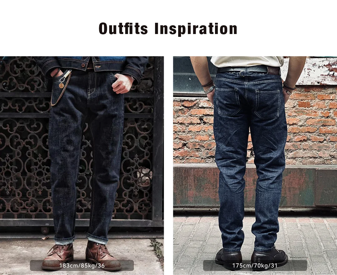 Maden Vintage Raw Denim Jeans para hombres 14,8 OZ Jeans Denim lavado | Ropa de hombre · Omeda.es - Imagen 8