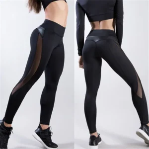 Mallas ajustadas de cuero Pu para mujer, pantalones deportivos de | Ropa de mujer · Omeda.es