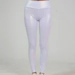 Mallas deportivas de cuero brillante para mujer, pantalones de Yoga | Ropa de mujer · Omeda.es