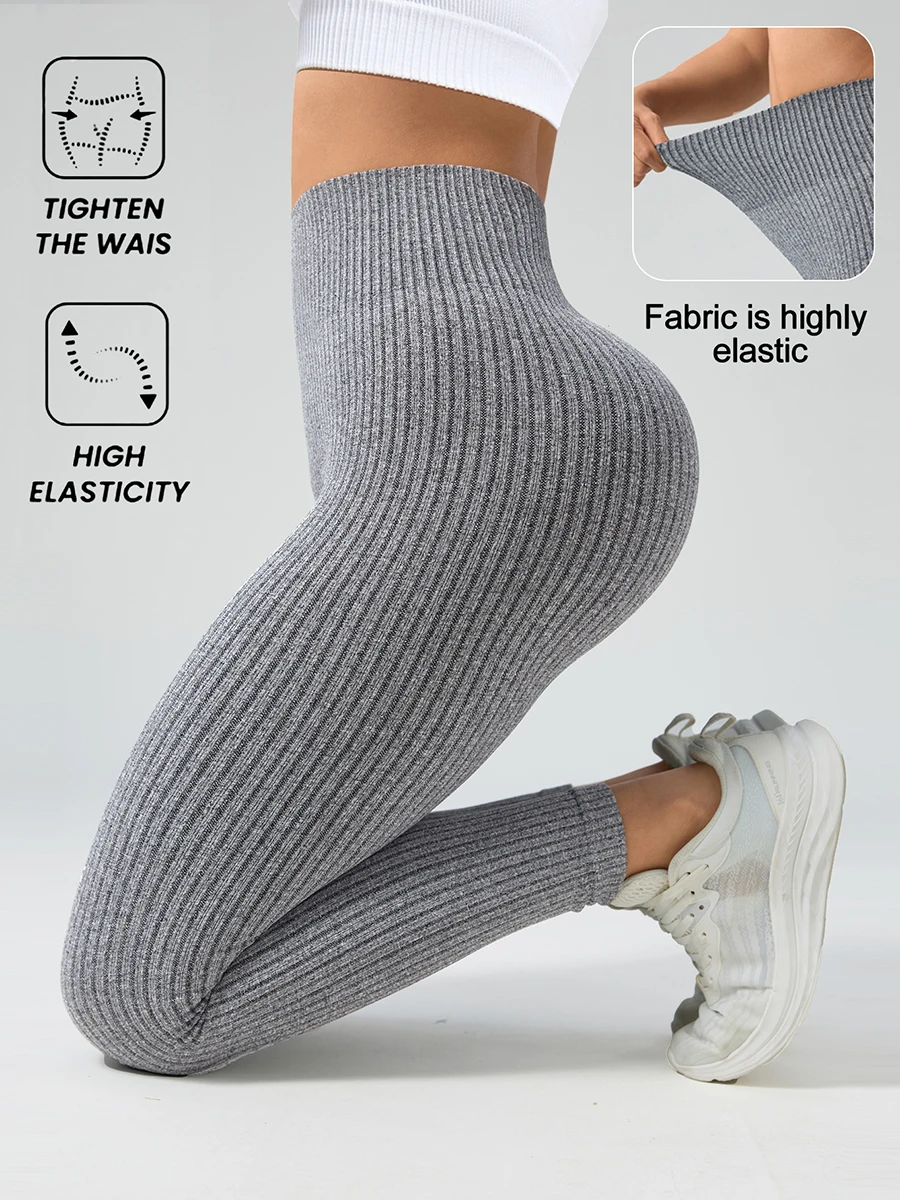 Mallas deportivas para mujer, pantalones de Yoga sin costuras con | Ropa de mujer · Omeda.es - Imagen 4