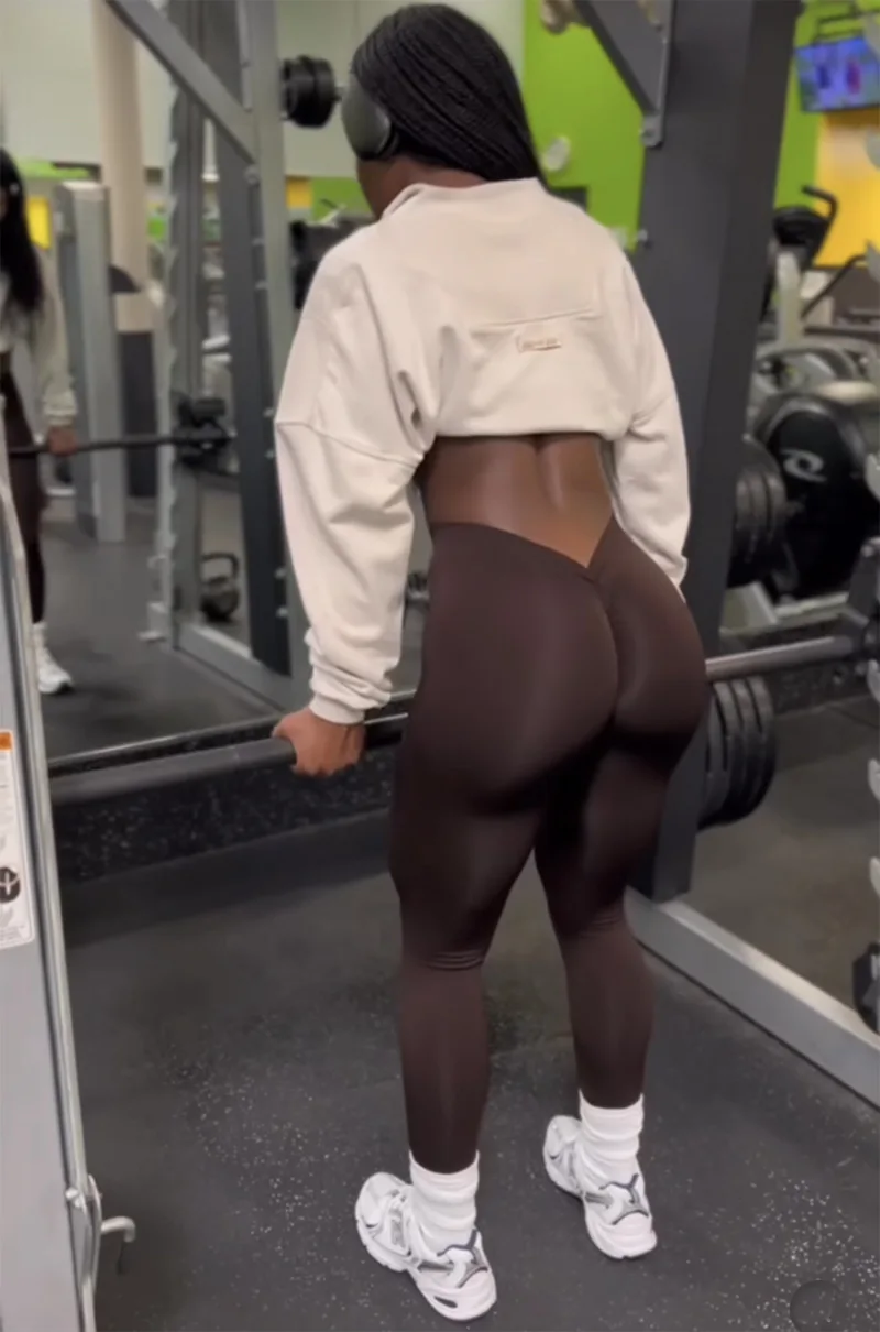 Mallas de Yoga con espalda en V para mujer, mallas sexys con trasero, | Ropa de mujer · Omeda.es - Imagen 16