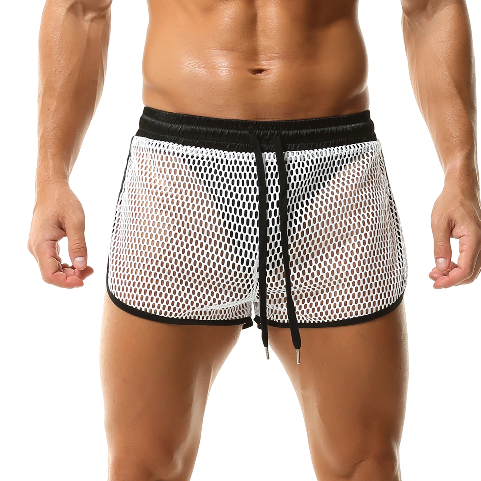 Man Sports Shorts Fitness Gyms Boxers Workout Breathable Mesh Net | Ropa de hombre · Omeda.es - Imagen 15