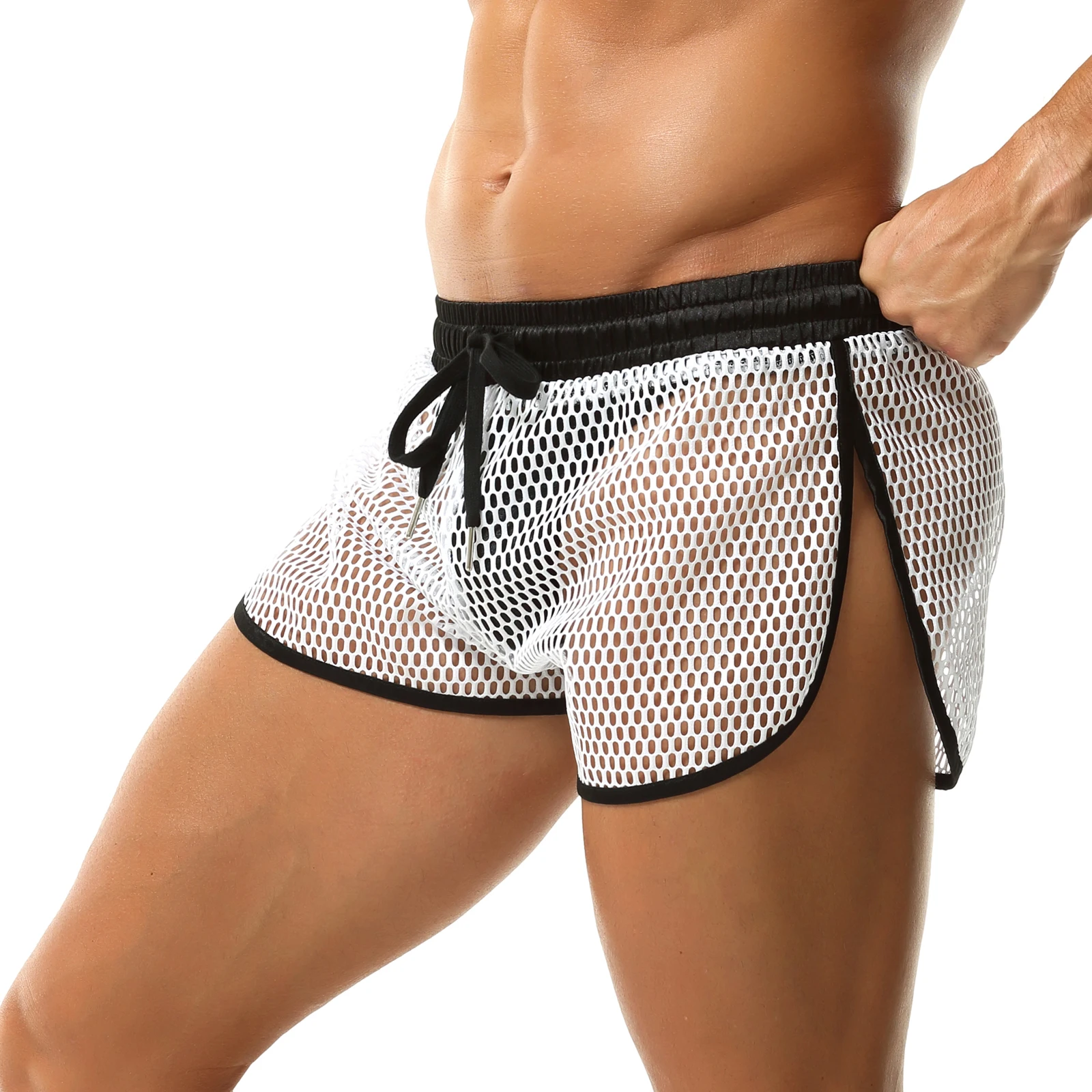 Man Sports Shorts Fitness Gyms Boxers Workout Breathable Mesh Net | Ropa de hombre · Omeda.es - Imagen 16