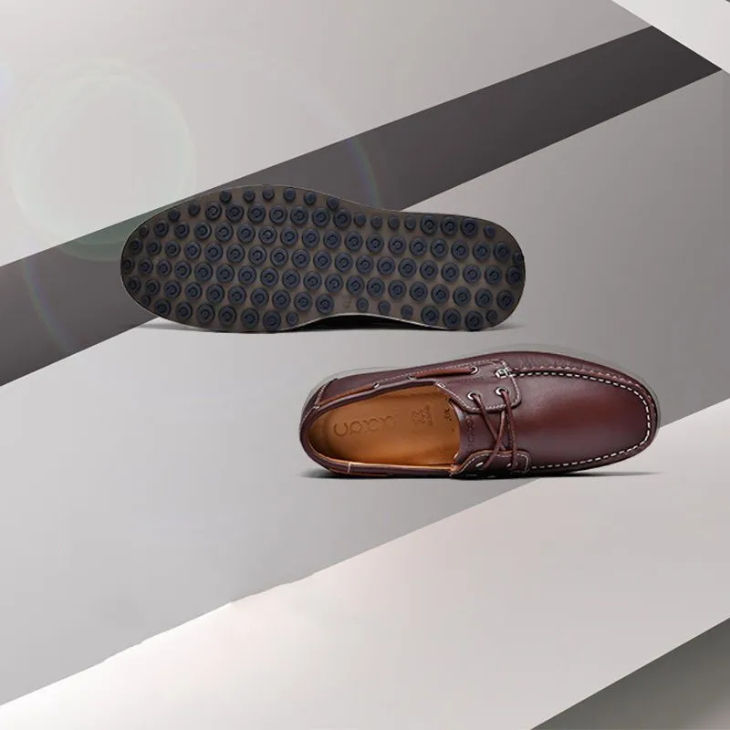 Mocasines de cuero auténtico para hombre, zapatos náuticos a la moda, | Zapatos y calzado · Omeda.es - Imagen 12