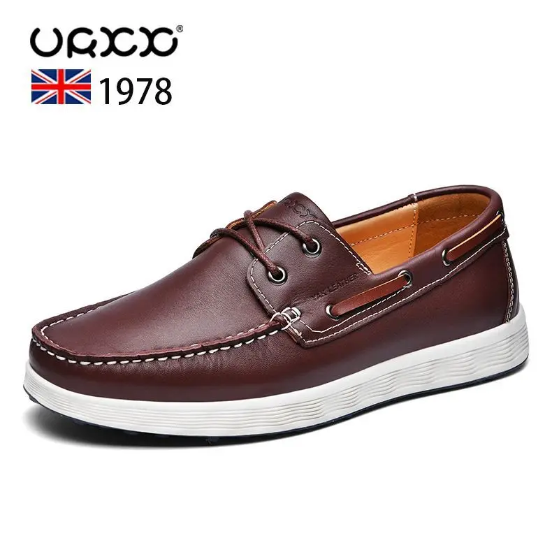 Mocasines de cuero auténtico para hombre, zapatos náuticos a la moda, | Zapatos y calzado · Omeda.es - Imagen 16