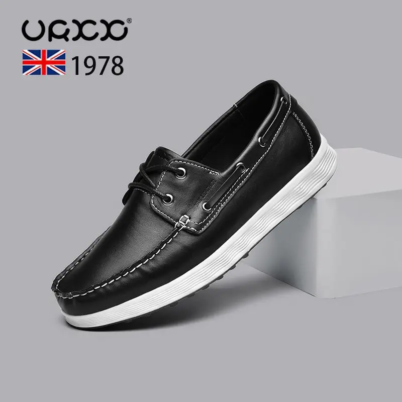 Mocasines de cuero auténtico para hombre, zapatos náuticos a la moda, | Zapatos y calzado · Omeda.es - Imagen 4