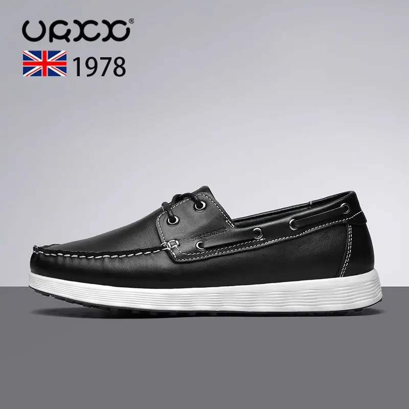 Mocasines de cuero auténtico para hombre, zapatos náuticos a la moda, | Zapatos y calzado · Omeda.es - Imagen 5