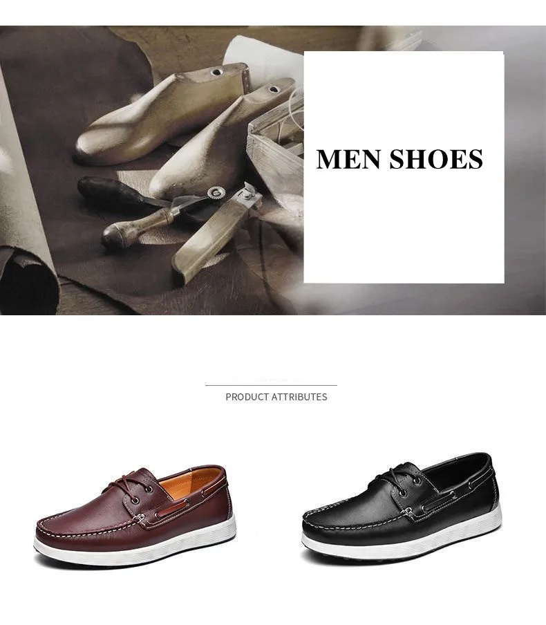 Mocasines de cuero auténtico para hombre, zapatos náuticos a la moda, | Zapatos y calzado · Omeda.es - Imagen 9