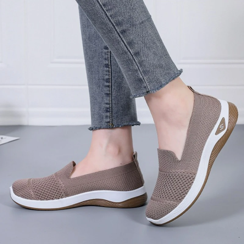 Mocasines de mujer, zapatos informales de punto, zapatillas de | Zapatos y calzado · Omeda.es - Imagen 12