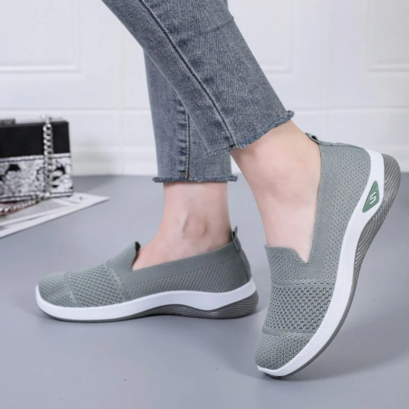 Mocasines de mujer, zapatos informales de punto, zapatillas de | Zapatos y calzado · Omeda.es - Imagen 4