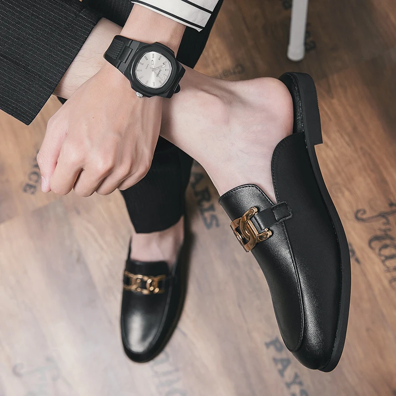 Mocasines planos de lujo para hombre, zapatos minimalistas de vestir | Zapatos y calzado · Omeda.es - Imagen 17