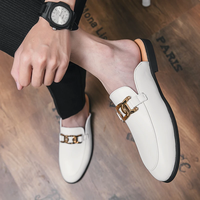 Mocasines planos de lujo para hombre, zapatos minimalistas de vestir | Zapatos y calzado · Omeda.es - Imagen 9