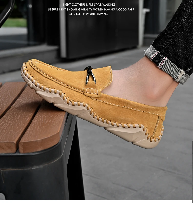 Mocasines planos sin cordones para hombre, zapatos informales, | Zapatos y calzado · Omeda.es - Imagen 15