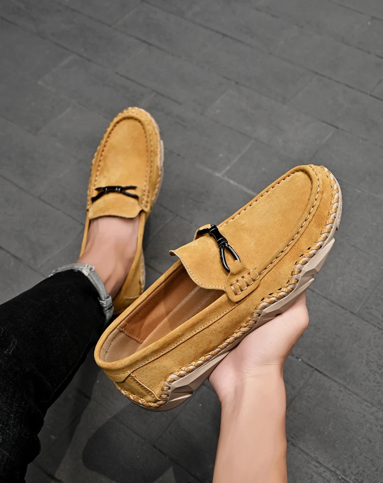 Mocasines planos sin cordones para hombre, zapatos informales, | Zapatos y calzado · Omeda.es - Imagen 16