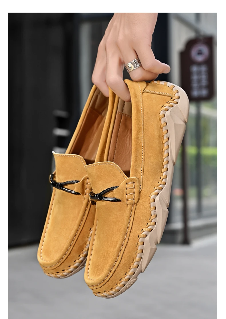 Mocasines planos sin cordones para hombre, zapatos informales, | Zapatos y calzado · Omeda.es - Imagen 17