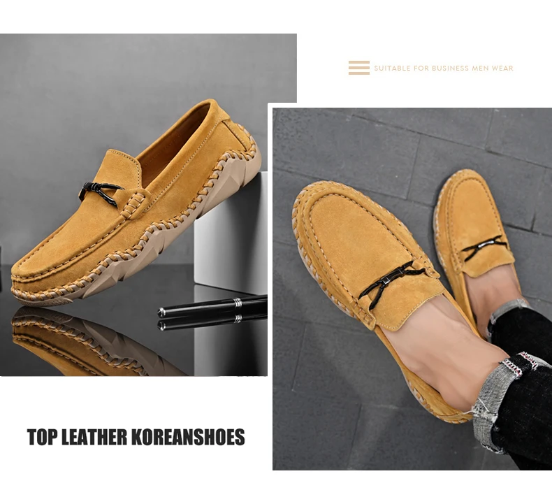 Mocasines planos sin cordones para hombre, zapatos informales, | Zapatos y calzado · Omeda.es - Imagen 18