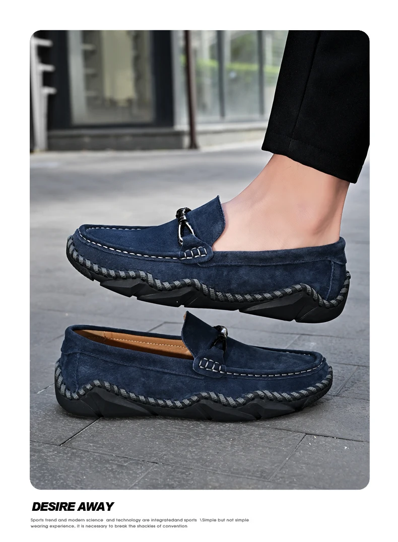 Mocasines planos sin cordones para hombre, zapatos informales, | Zapatos y calzado · Omeda.es - Imagen 20