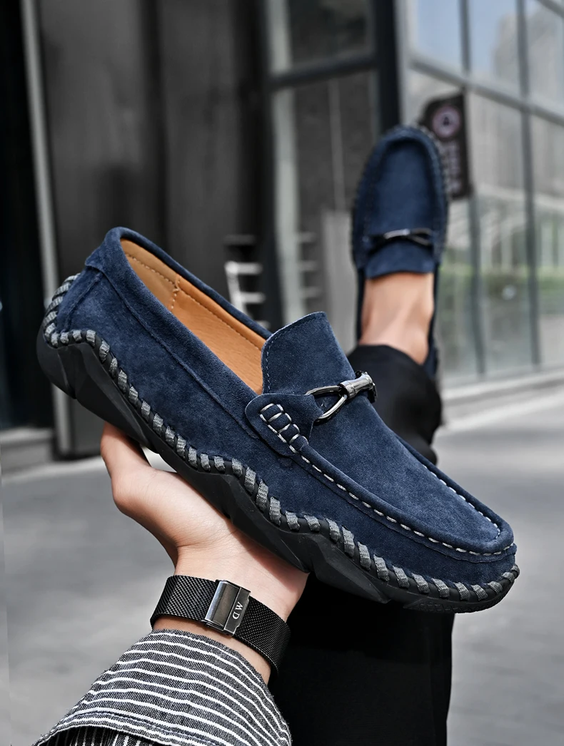 Mocasines planos sin cordones para hombre, zapatos informales, | Zapatos y calzado · Omeda.es - Imagen 21