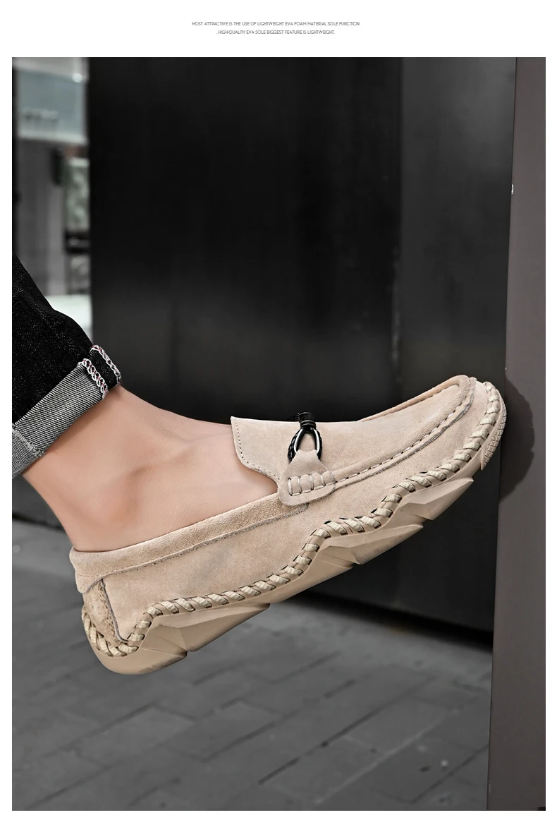 Mocasines planos sin cordones para hombre, zapatos informales, | Zapatos y calzado · Omeda.es - Imagen 25