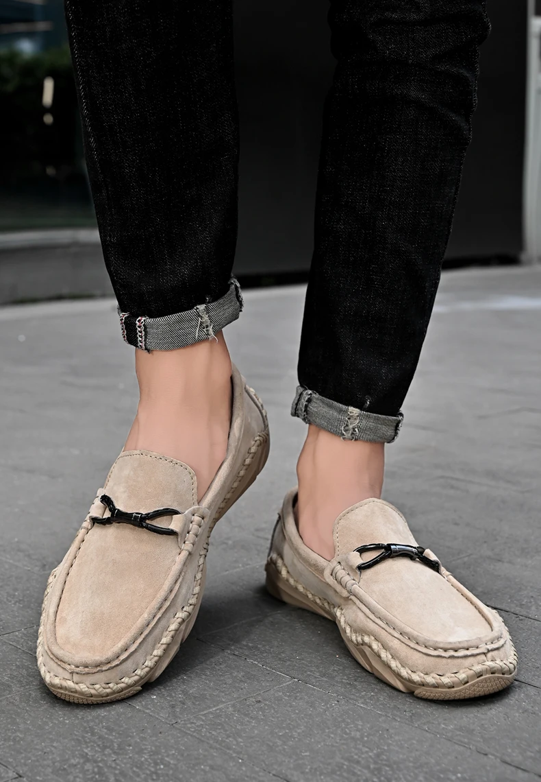 Mocasines planos sin cordones para hombre, zapatos informales, | Zapatos y calzado · Omeda.es - Imagen 26