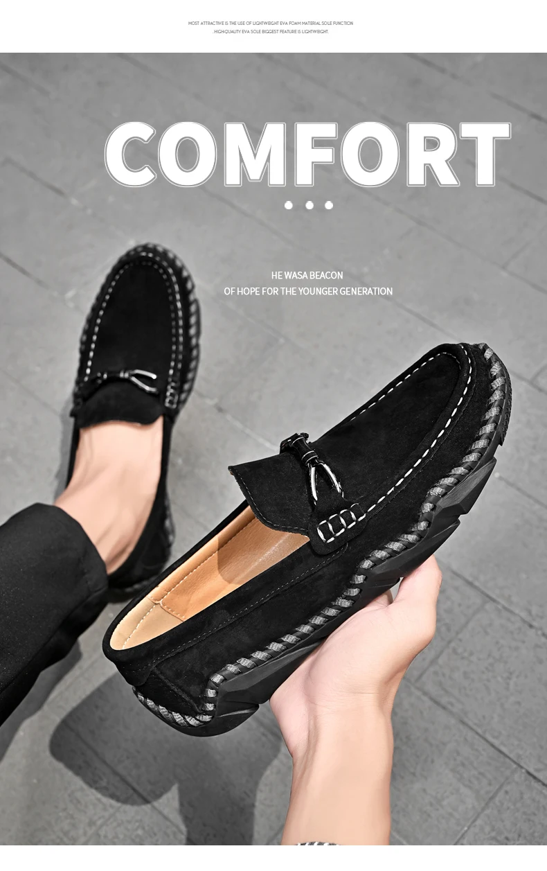 Mocasines planos sin cordones para hombre, zapatos informales, | Zapatos y calzado · Omeda.es - Imagen 27