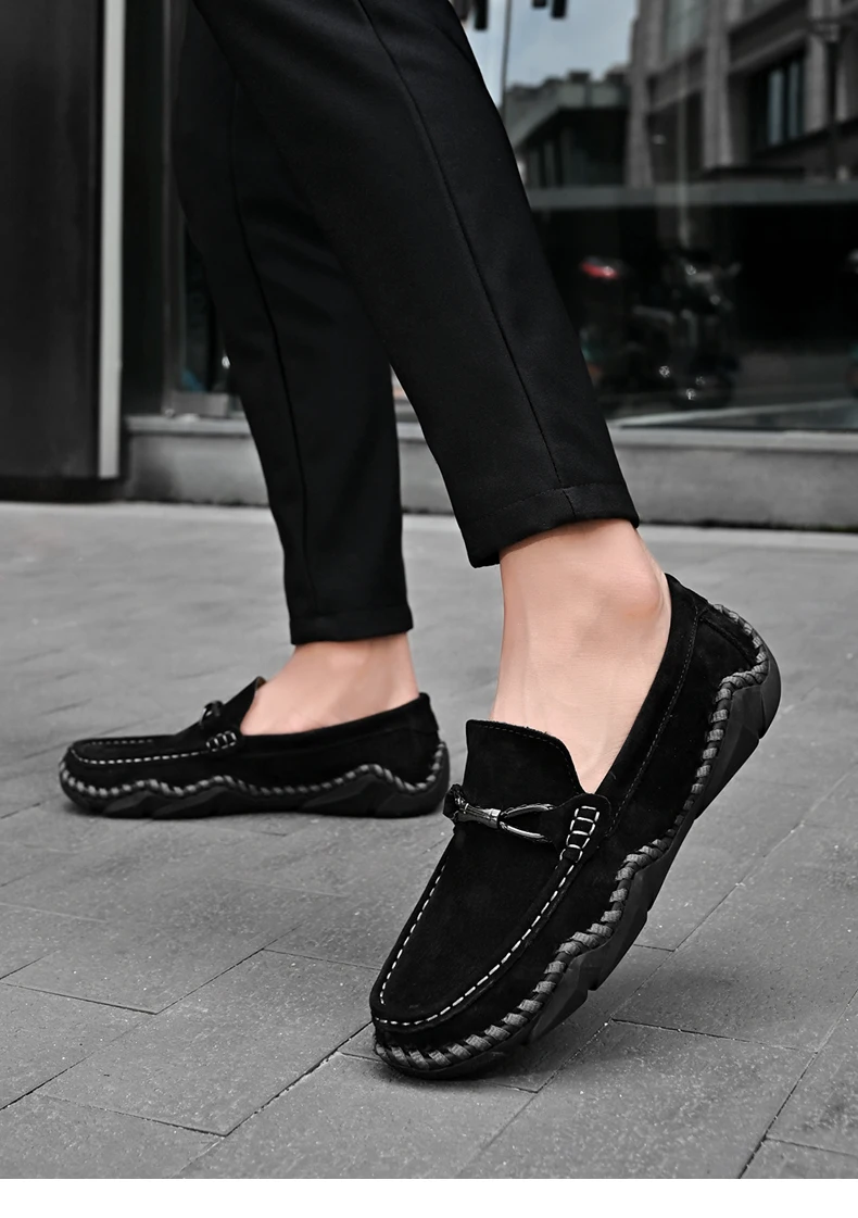 Mocasines planos sin cordones para hombre, zapatos informales, | Zapatos y calzado · Omeda.es - Imagen 28