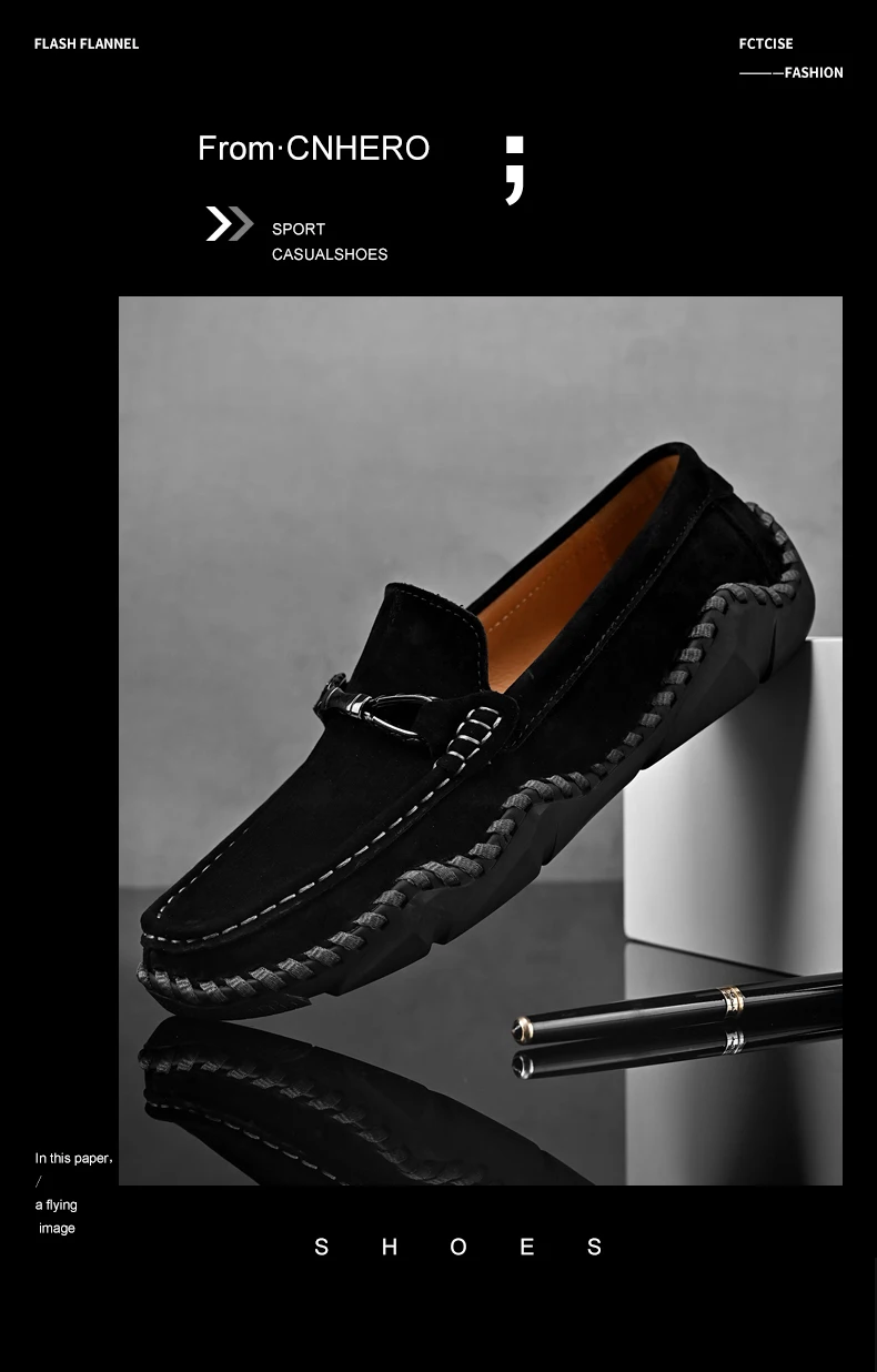 Mocasines planos sin cordones para hombre, zapatos informales, | Zapatos y calzado · Omeda.es - Imagen 29