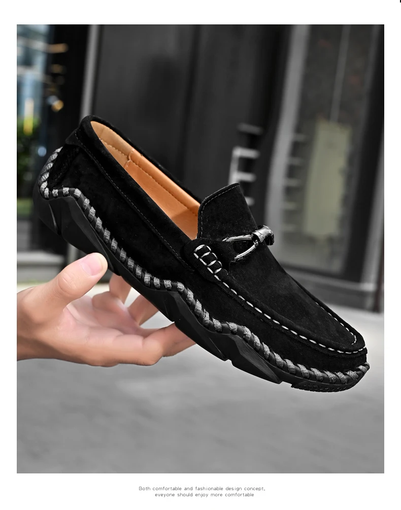 Mocasines planos sin cordones para hombre, zapatos informales, | Zapatos y calzado · Omeda.es - Imagen 30