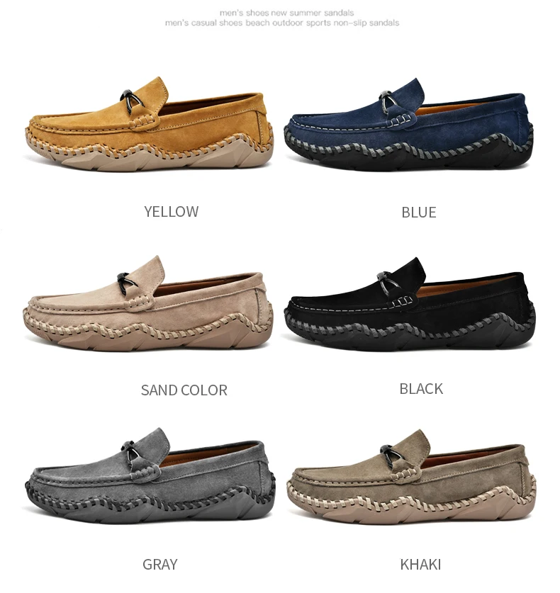 Mocasines planos sin cordones para hombre, zapatos informales, | Zapatos y calzado · Omeda.es - Imagen 9